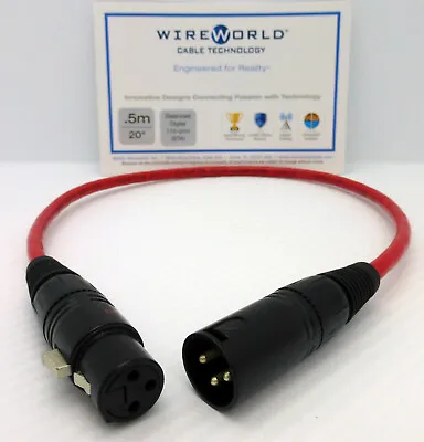 $49.99 • Buy WireWorld Starlight 7 AES/EBU Digital Cable 110 Ohm 0.5 Meter