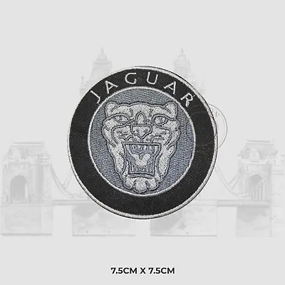 JAGUAR Iron/Sew On Patch Embroidered Badge Applique For Clothes • £2.39