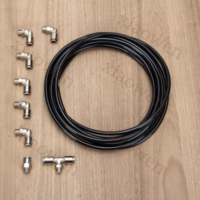 $25.90 • Buy New Nickel Plated Push Lock Vacuum Fitting Kit W/ Wastegate & Solenoid For Turbo
