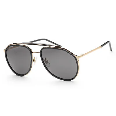 Dolce & Gabbana Men's DG2277-02-87 Fashion 57mm Gold/Black Sunglasses • $89.99