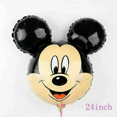 Mickey Mouse Aluminum Foil Balloon Birthday Party Decoration Baby NEW • £7.09