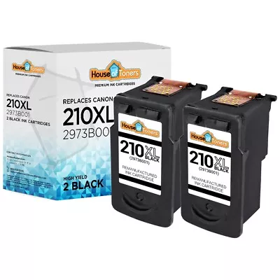 2PK PG-210XL 210 XL Ink Cartridge For Canon PIXMA MX340 MX350 For Canon Printer • $27.95