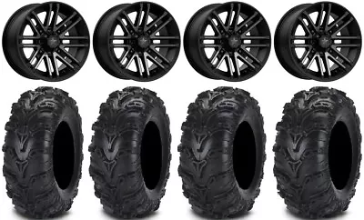 MSA Black Rogue 14  ATV Wheels 30  Mud Lite II Tires Kawasaki Brute Force IRS • $1398.40