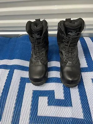 Thorogood 804-6191 Waterproof Side Zip Tactical Safety Toe Boots  Size 9.5 XW • $65