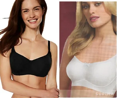 Ex M&S Cool Comfort™ Supima Cotton Rich Smoothing Full Cup Bra A-E • £9.95