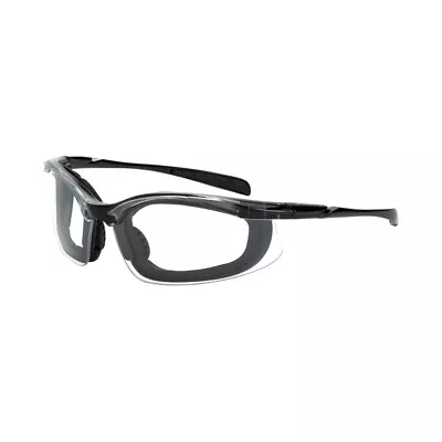 Crossfire Concept Clear Anti Fog Foam Padded Safety Glasses Matte Black • $14.54