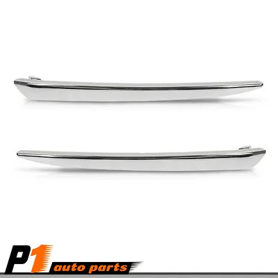 2pcs Chrome Bumper Trims Fit For 15-16 Chevrolet Tahoe Models W/ Luxuxry Pckg • $30.38