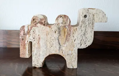 Italian Travertine MCM Camel Table Sculpture By Fratelli Mannelli • $60