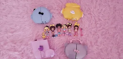 Kuu Kuu Harajuku Lot Of 6 Mini Dolls Plus Playsets  • $35