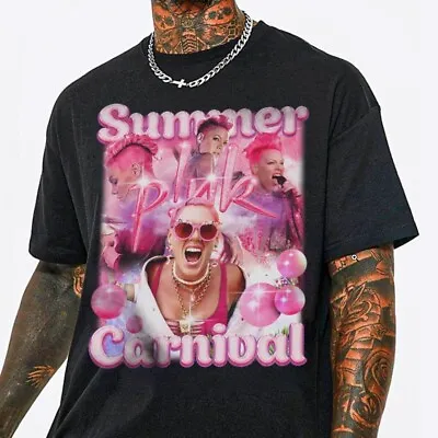 P!Nk Pink Singer Summer Carnival 2024 Tour T-Shirt P!Nk Singer Trust Fall Album • $15.99
