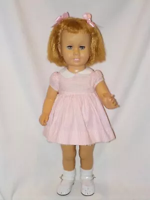 Vintage Mattel Chatty Cathy Doll W/Blonde Hair Original Dress • $69.99