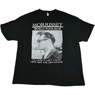 Morrissey 2016 World Peace Is None Of Your Business Tour T-Shirt Sz XXL • $39.99