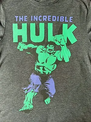 £9.99 • Buy The Incredible Hulk Mens Grey T-Shirt Top Small Marvel Comics Pre-Loved Fashion