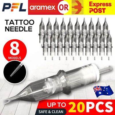 5/10/20 Pcs Disposable Tattoo Needle Cartridges Sterilized Round Liners Shaders • $15.99