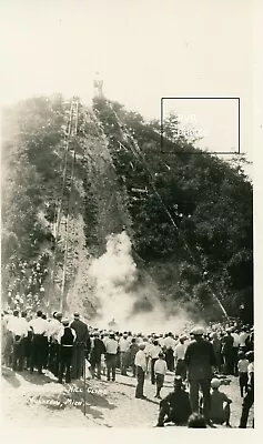 RPPC Motorcycle Hill Climb Muskegon MI 1920s • $42