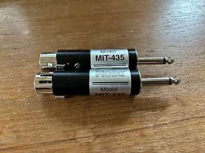 Pair Of Hosa MIT-435 Impedance Transformers • $15
