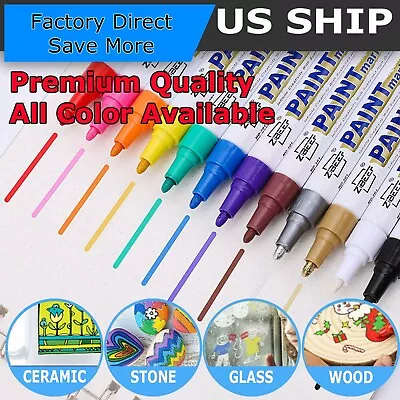 Waterproof Permanent Paint Marker Pen For Car Tyre Tire Tread Rubber Metal Pen • $2.94