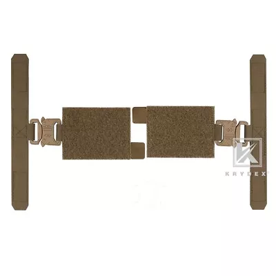 KRYDEX Quick Release Metal Buckle Cummerbund Adapters For Plate Carrier Coyote • $22.95