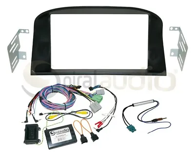 Radio Stereo Dash Kit Standard 2DIN + Fiber Optic SWC Harness + Antenna VO56 • $449.99