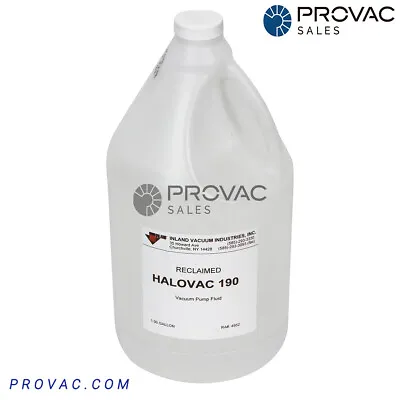 $1500 • Buy Halovac 190 Vacuum Pump Oil Reclaimed, 1 Gallon, By Provac Sales, Inc.