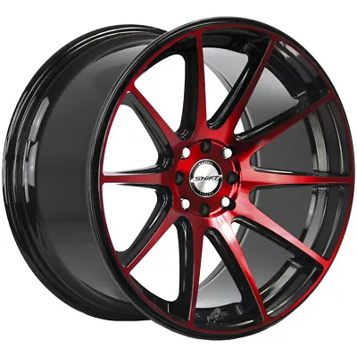 Shift H34 Gear 18x9 4x100/4x4.5  +30mm Black/Red Wheel Rim 18  Inch • $217