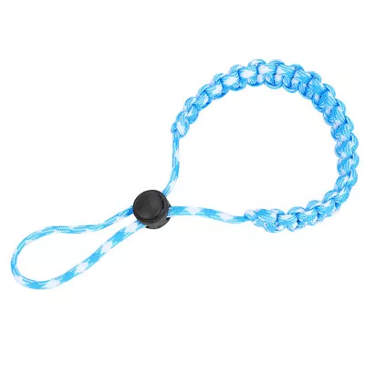 (Blue White)Hand Wrist Rope Diving Pointer Anti-lost Underwater Camera Strap • £2.32