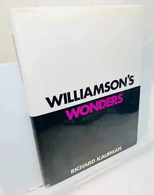 Williamson's Wonders-Kaufman-1st Ed-Magic Book-Balls Coins Cards Close-Up Trick • $139.95