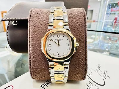 £15023.25 • Buy Patek Philippe Nautilus 4700/61ja-001 18K Yellow Gold White Dial Watch PAPERS
