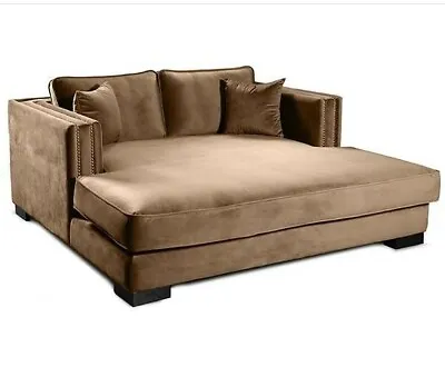 Cinema Cuddle Love Chair Seater Sofa Cuddle Chair Man Cave Living Room In Velvet • £950