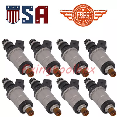 Set Of 8 Fuel Injectors For Mercury Outboard 150 Thru 300HP 1998-2005 18715T1 US • $145.49