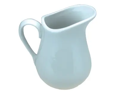 Apollo Ceramic Porcelain White Measuring Jug 250ml Milk Cream Pourer Churn Jug • £7.11