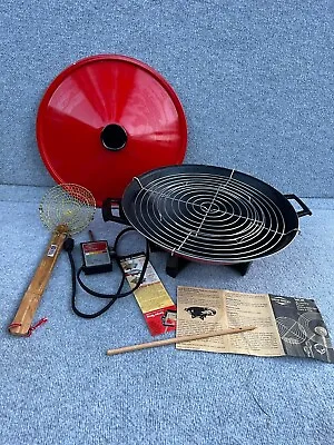 Vintage West Bend Electric Wok Cooking Set In Red Model 5129 W/ Original Box USA • $29.95