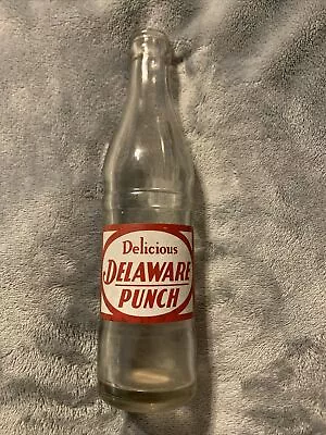 Vintage Delaware Punch Acl Soda Bottle:  Dr Pepper Bottling Belleville Illinois • $19.99