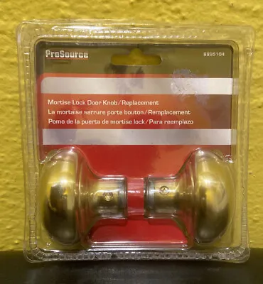 ProSource Mortise Lock Door Knob Brass #8895104 New Sealed • $19.95