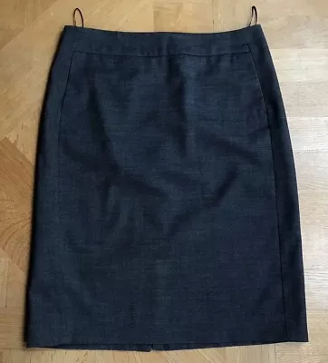 Mango Suit Size 12 UK 40 EUR Dark Grey Pencil Skirt Excellent Condition • £1.79