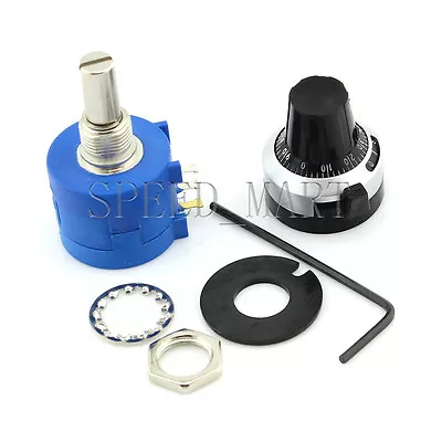 50k Ohm 3590S-2-503L With Turn Counting Dial Rotary Potentiometer 10turn • $4.49