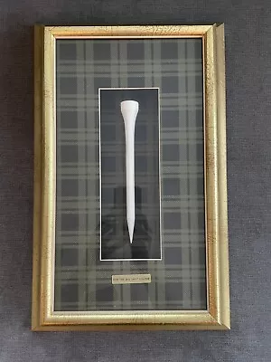 Rare Unique: Jumbo Golf Tee In Shadow Box: For The Big Shot Golfer: Hang Ready • $69