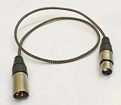 2'FT Mogami With Neutrik XLR Male To XLR Female Pro Cable Microphone Sound Audio • $19.94