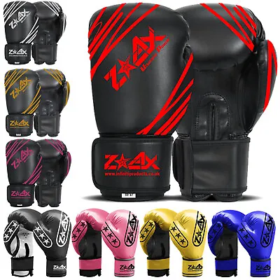 Junior Kids Boxing Gloves Sparring Training Punching Bag Gloves Leather 468 OZ • £9.49