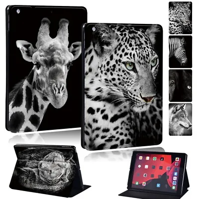 Animal Leather Stand Cover Case For Apple IPad 23456789/Mini123456/Air 12345/Pro • £7.94