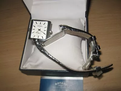 Rotary Reverso Dual Faced Watch Unworn Mint Unmarked New Batteries • £500