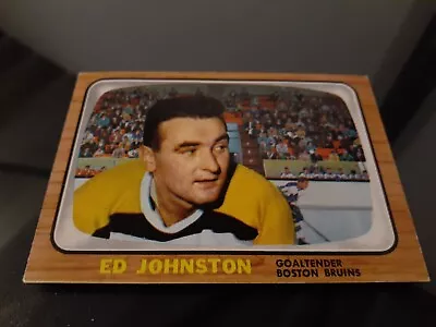 1966-67 Topps Ed Johnston Vintage Hockey Card #99 L@@K!! • $2.30