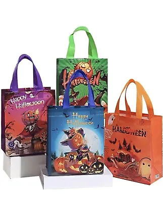 £9.99 • Buy Halloween Trick Or Treat Party Paper Treat Loot Gift Bag Goody Sweet Candy Bags