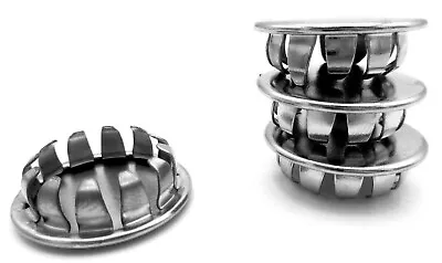 £14.69 • Buy Nickel Plated Steel Cap For 7/8  Hole Push Into Tube Pipe All Weather Marine Use