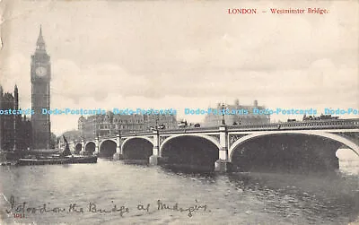 R178002 London. Westminster Bridge. Charles Martin. 1904 • £7.99