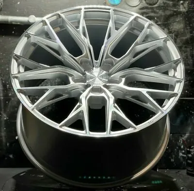 MRR GF5 Wheels 20x10.5 5x120 +20 Silver Machined 20 Ground Force Rims Set Of 4 • $1540