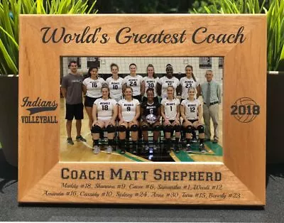 Personalized Engraved // Volleyball Coach // Picture Frame • $29.95