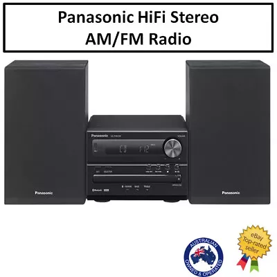 Panasonic Hi Fi Bluetooth Stereo System FM Radio CD MP3 USB Sound System Remote • $199