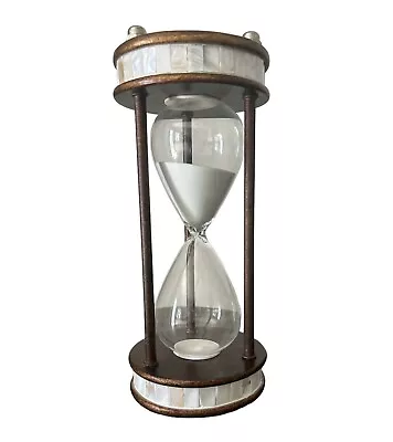 Large Hourglass Sand Timer 60 Minutes Mother Of Pearl Bed Bath & Beyond • $49.99
