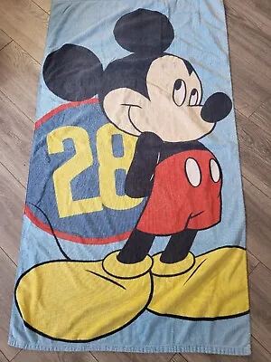 Disney Store Authentic  MICKEY MOUSE Beach Towel 52x30 • $5